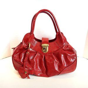 Moschino Vintage 90s Style Red Shoulder Bag